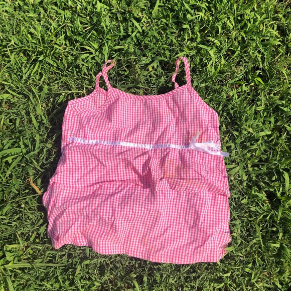Pink Checkered Blouse - Picture 1 of 1